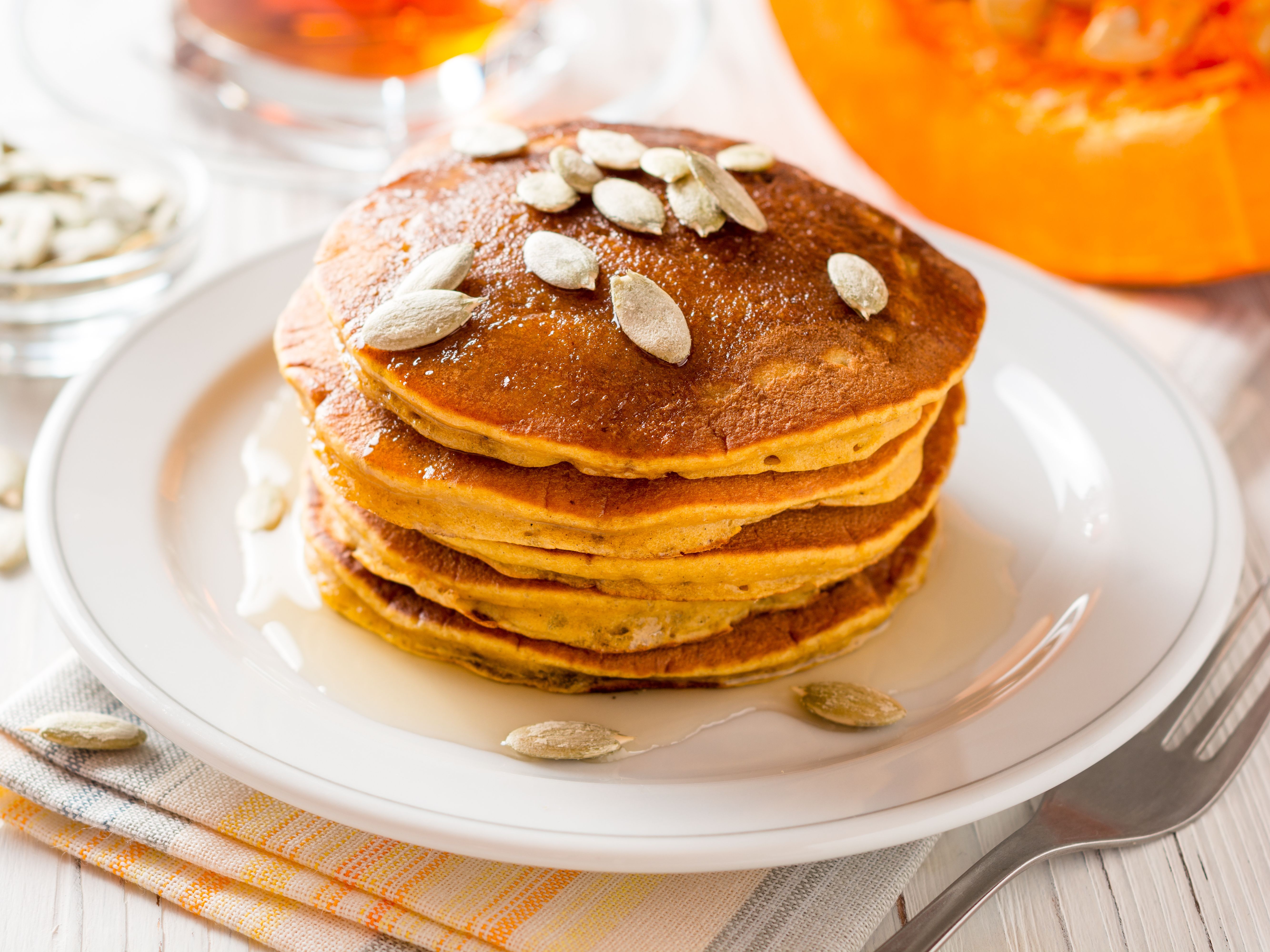 These High-Protein Pumpkin Pancakes Are the Perfect Fall Breakfast